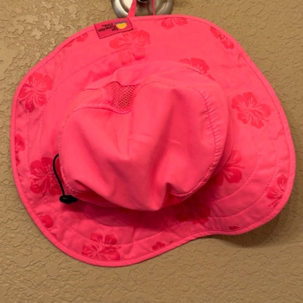 Sun Protection Zone Kids Pink Hat